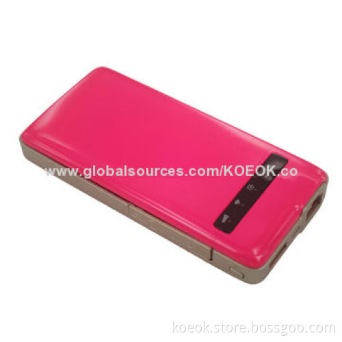 4500mAh 3G WiFi router with SIM card slot with power bank, 4 light indicators